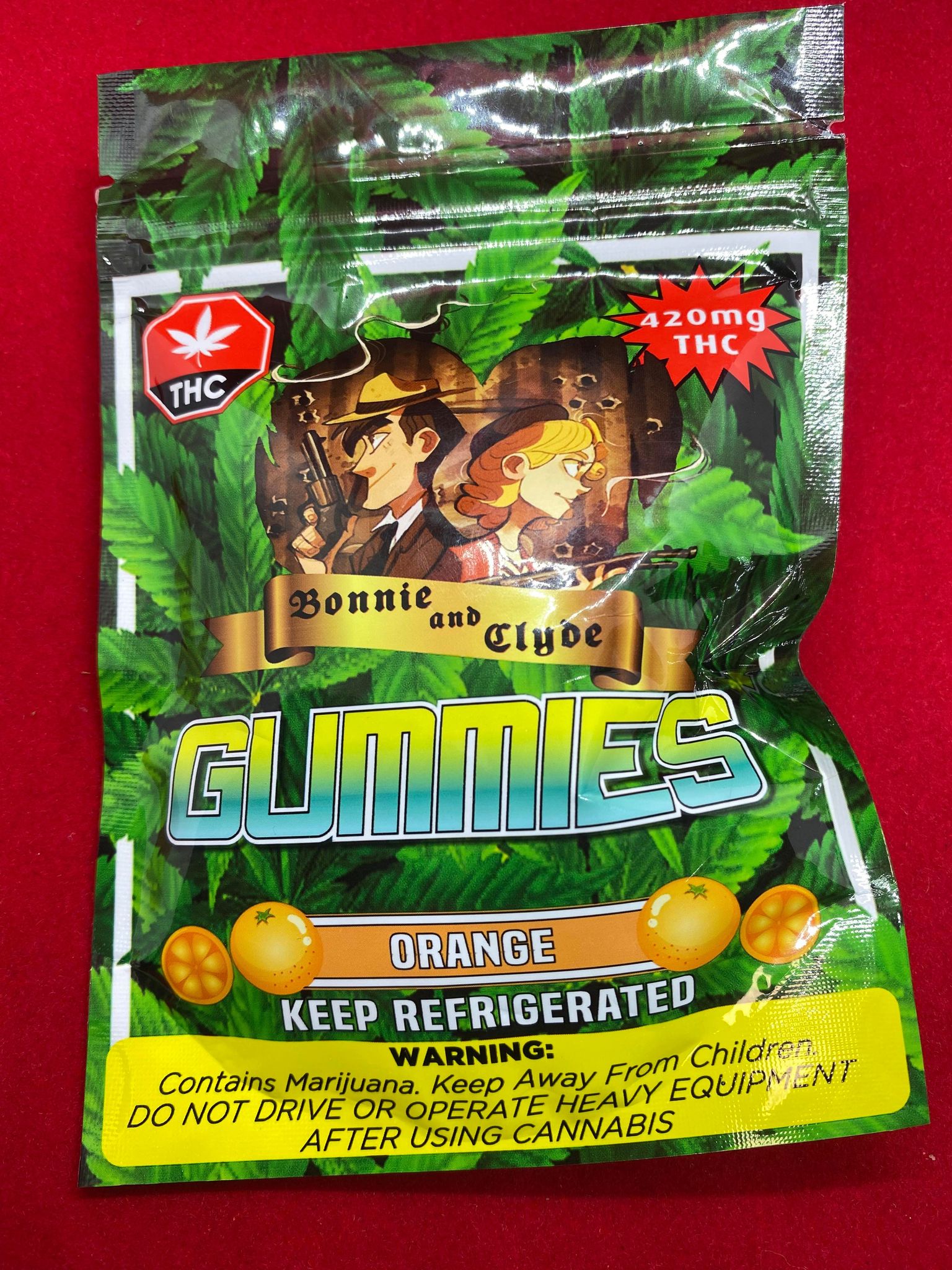 Bonnie and Clyde 420mg THC Gummies